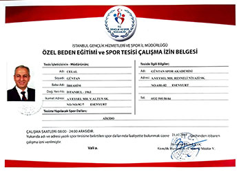 Spor Akademisi Çalışma İzni 