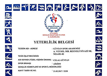 Spor Akademisi Yeterlilik Belgesi